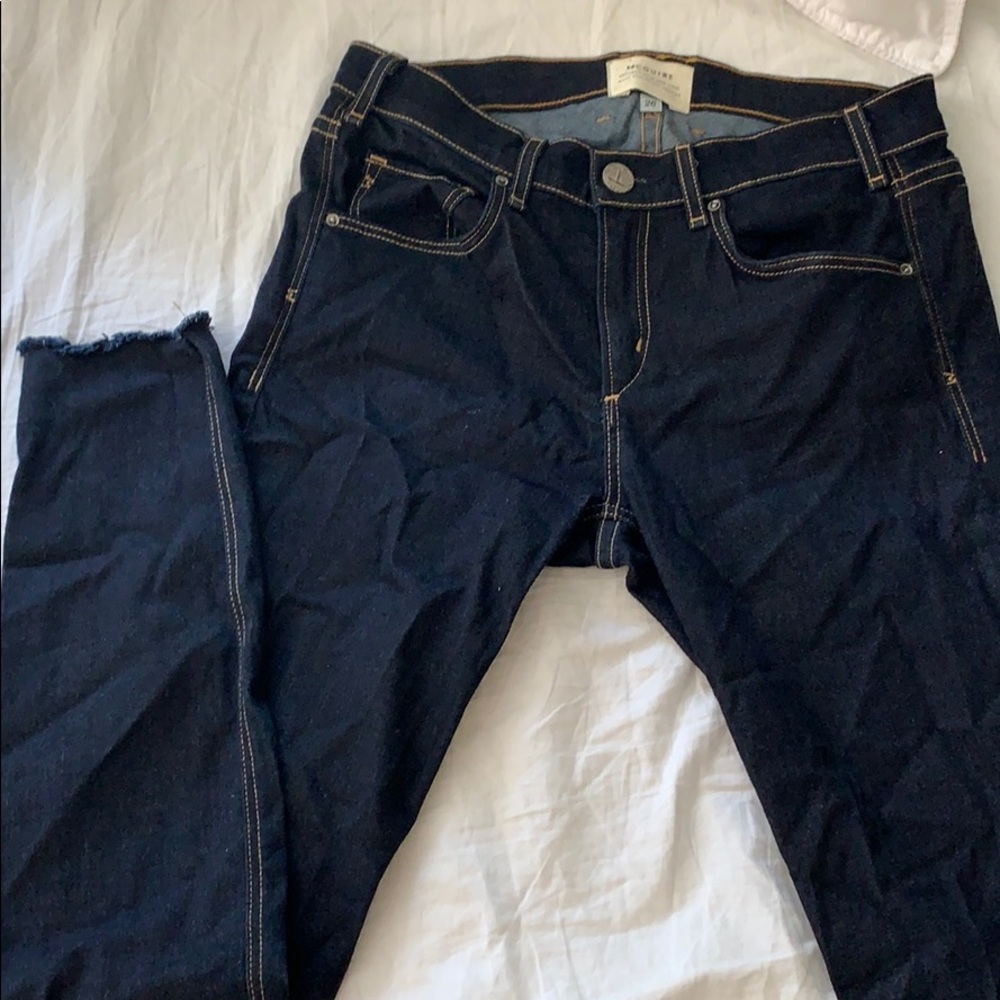 McGuire jeans skinny and raw hem